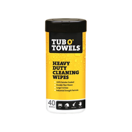 Tub O' Towels MULTI-PURPOSE WIPES 40CT TW40